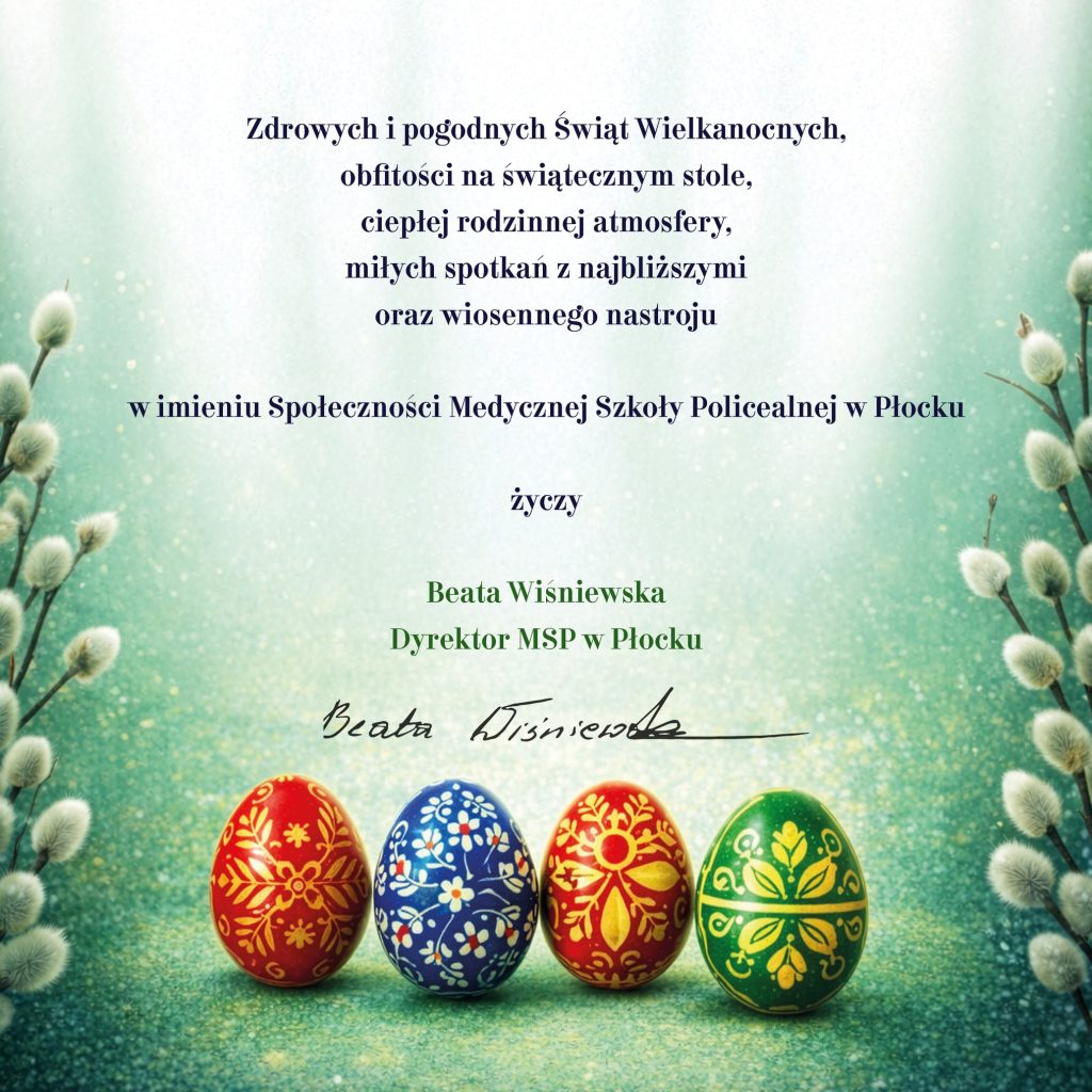 Zdrowych i spokojnych Świąt Wielkanocnych