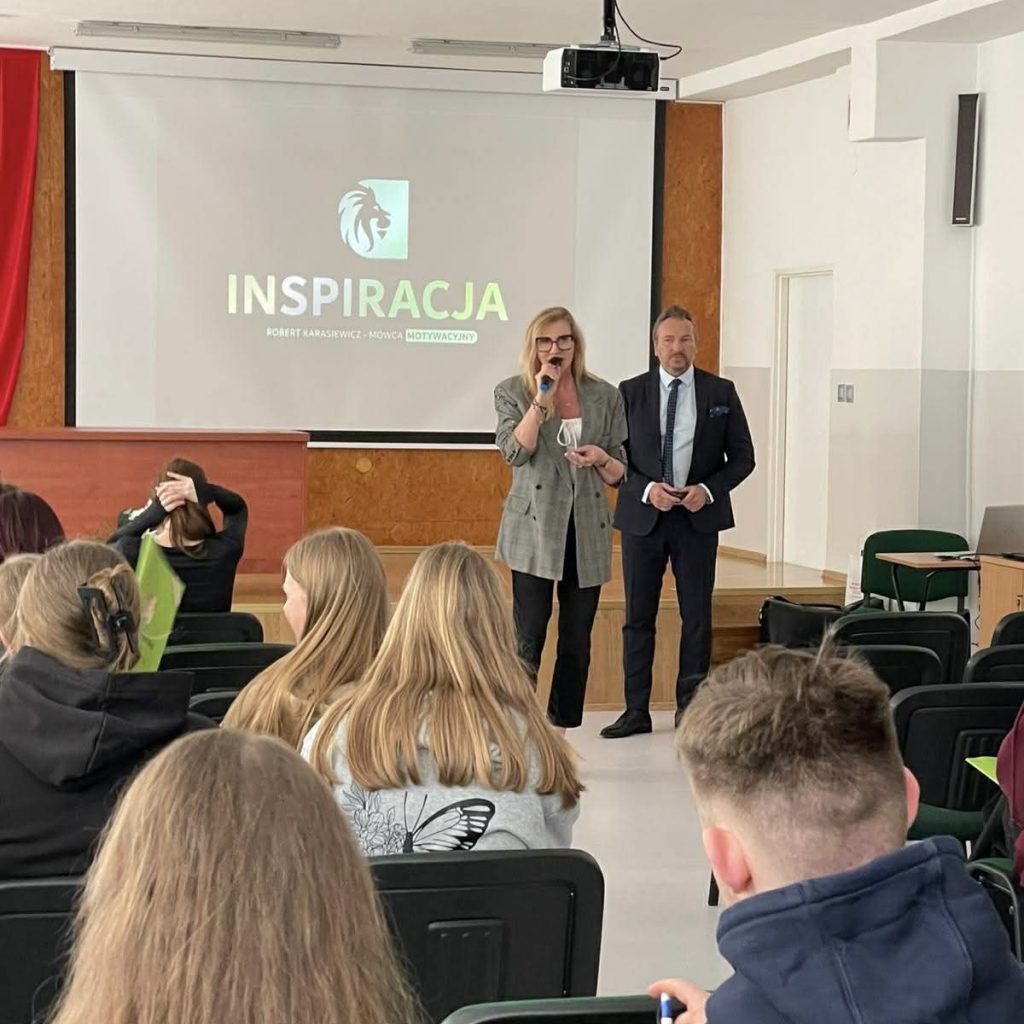 Kolejni goście w naszej szkole i jak zwykle wspaniały wykład motywacyjny